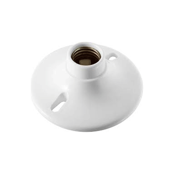 Firefly E27 Ceiling Receptacle 4¼”, Porcelain 4A • 250V Firefly E27 Ceiling Receptacle 4¼”, Porcelain 4A • 250V